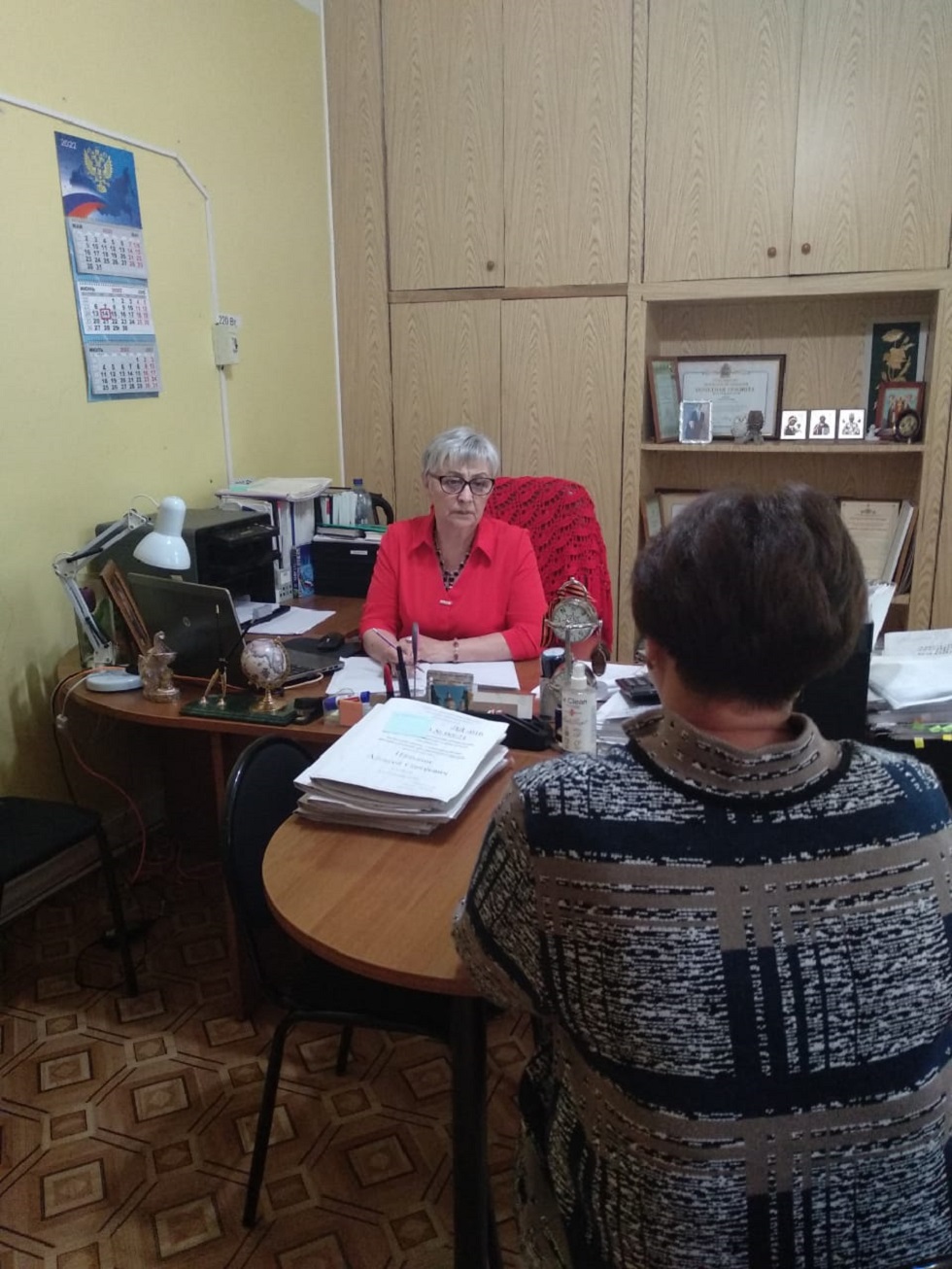 В управлении социальной защиты населения прошел прием граждан