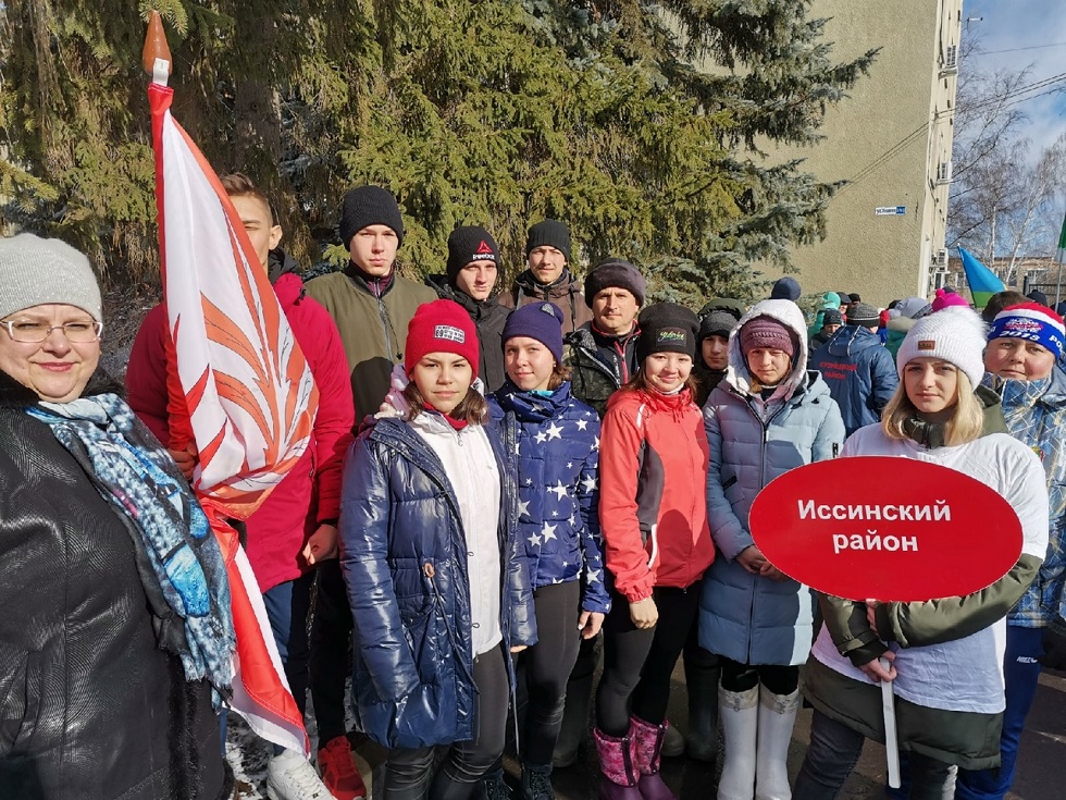 Иссинские спортсмены приняли участие в девятой эстафете по лыжным гонкам на призы Губернатора Пензенской области