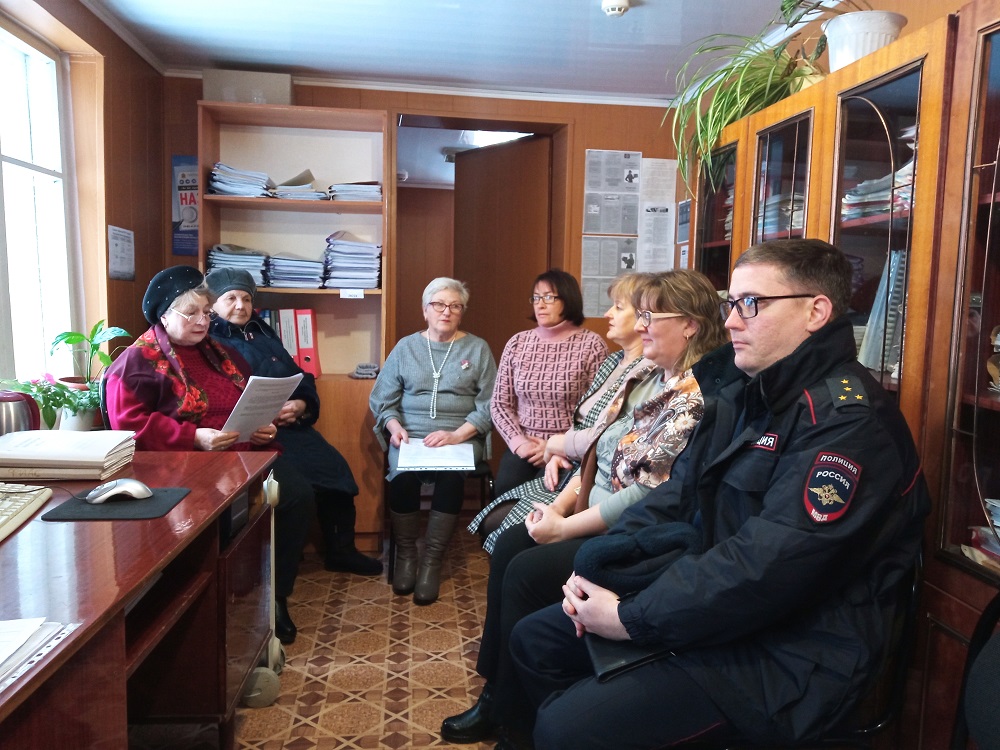 В администрации Каменно-Бродского сельсовета состоялось заседание Совета общественности по профилактике правонарушений