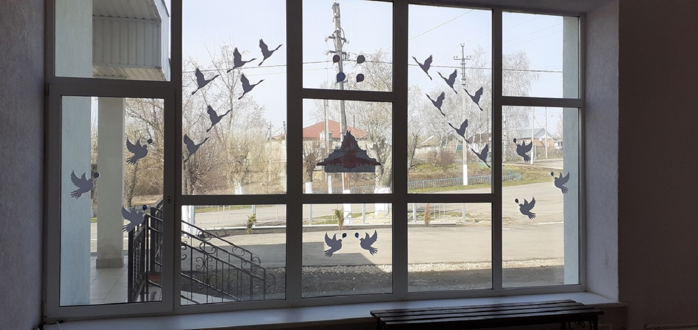 В Центральном районном Доме культуры р.п.Исса прошла акция # «Окна Победы»
