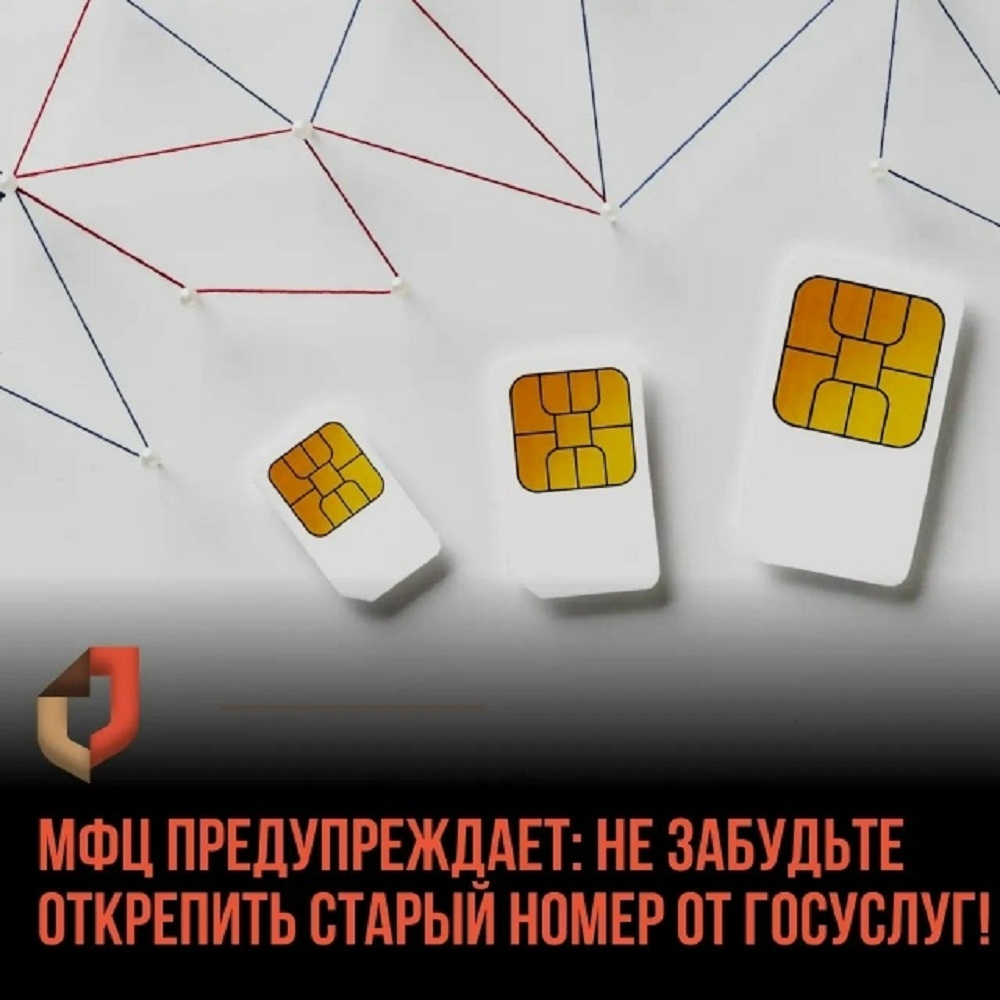 МФЦ предупреждает: не забудьте открепить старый номер от госуслуг!
