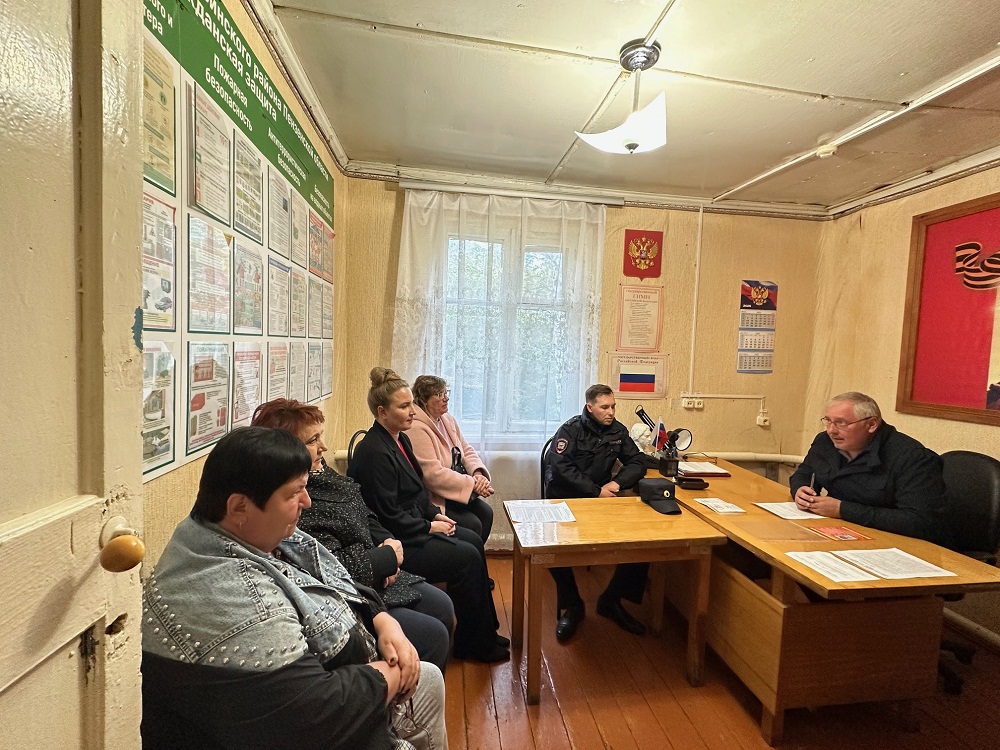 Очередное заседание Совета общественности по профилактике правонарушений состоялось в администрации Соловцовского сельсовета