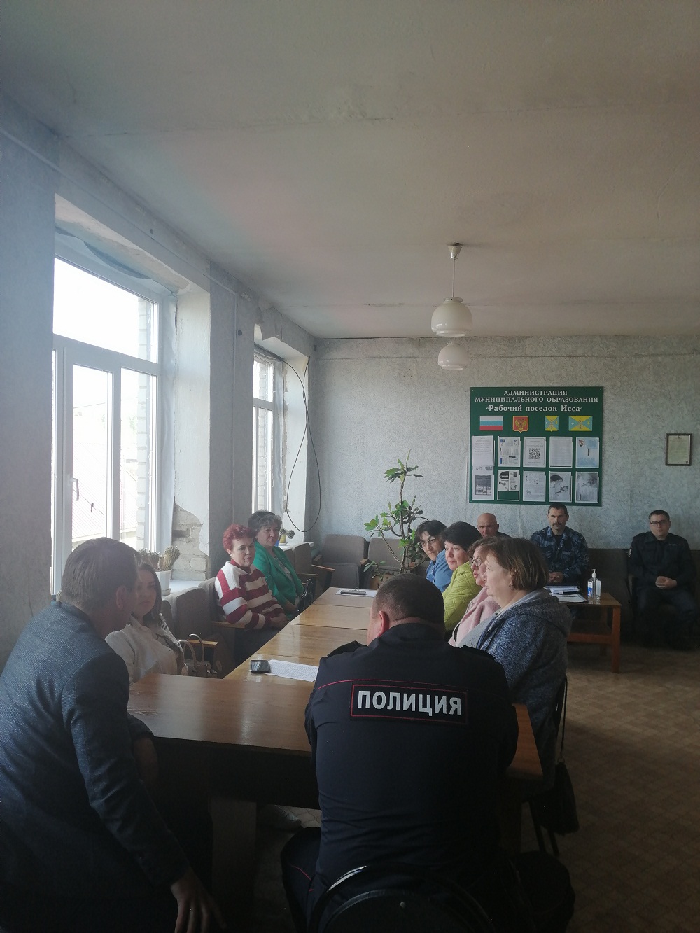 В муниципальном образовании "Рабочий поселок Исса" прошло заседание Совета общественности по профилактике правонарушений В муниципальном образовании "Рабочий поселок Исса" прошло заседание Совета общественности по профилактике правонарушений