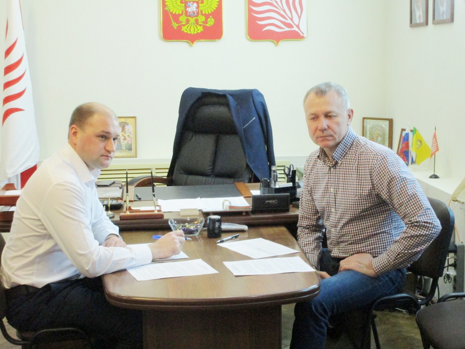 Глава администрации Иссинского района провел личный прием предпринимателей