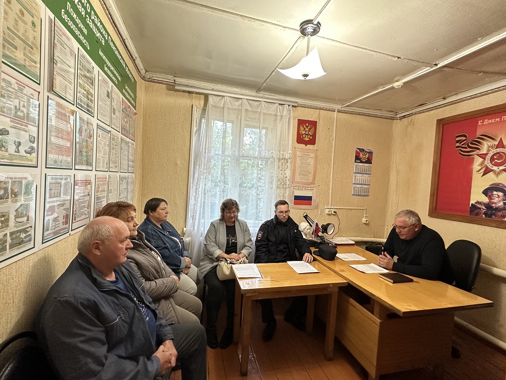Заседание Совета общественности по профилактике правонарушений на территории Соловцовского сельсовета