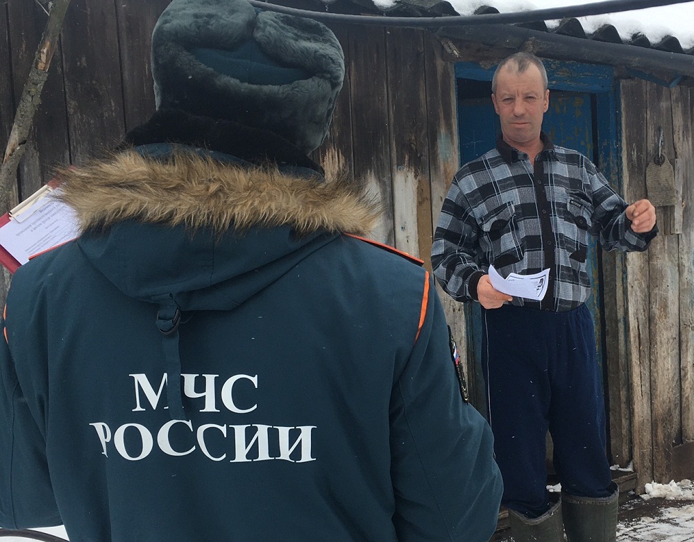 На территории Иссинского района проводятся профилактические рейды по населенным пунктам по обеспечению пожарной безопасности