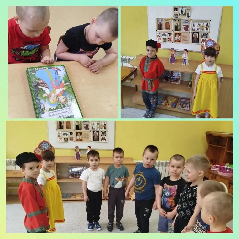 Путешествие в прошлое в детском саду рабочего поселка Исса