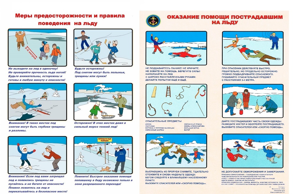 Основные правила поведения на льду