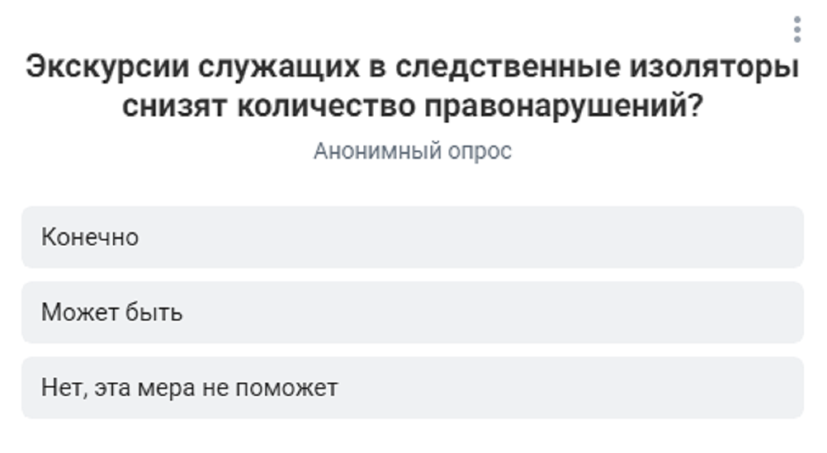 Анонимный опрос