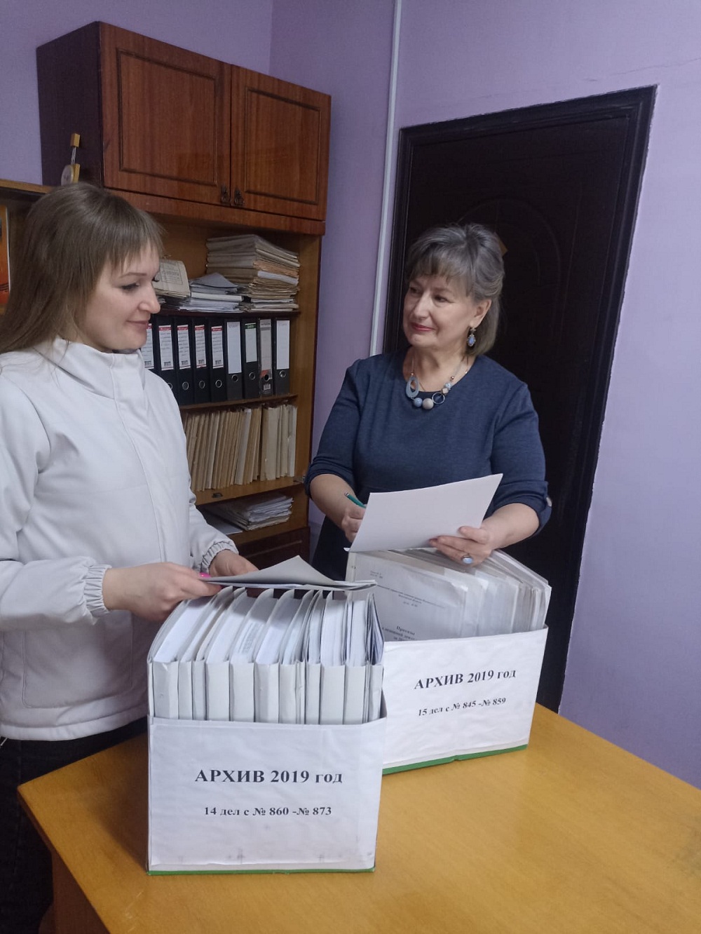 Работа по комплектованию  архива продолжается