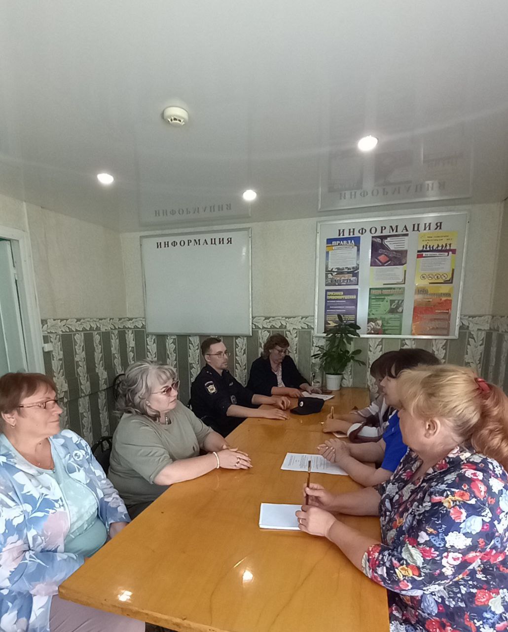В администрации Знаменско-Пестровского сельсовета состоялось очередное заседание Совета общественности по профилактике правонарушений