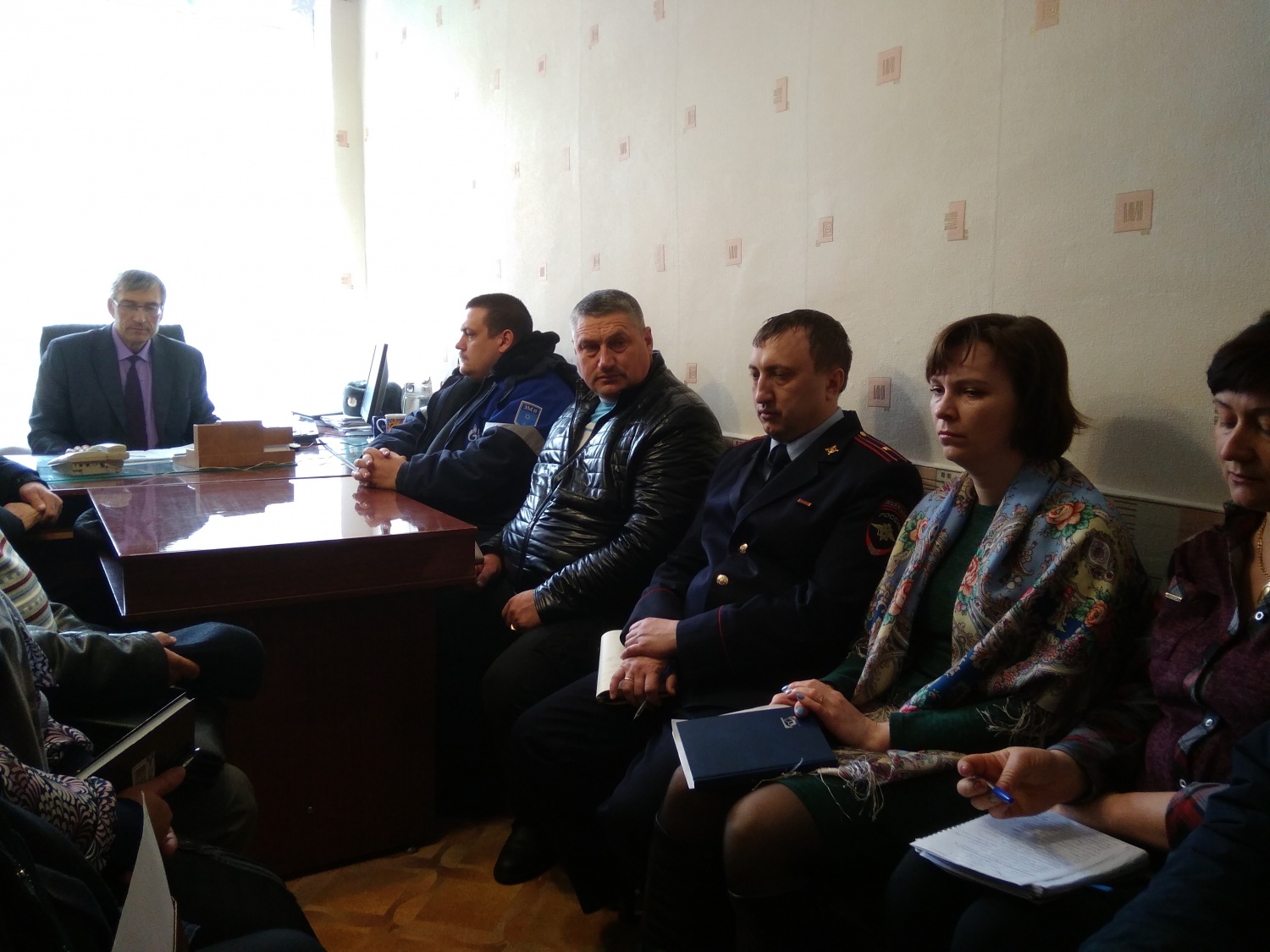В Иссинском районе состоялось совместное заседание  межведомственной паводковой комиссии и  комиссии по предупреждению и ликвидации чрезвычайных ситуаций и обеспечению пожарной безопасности 