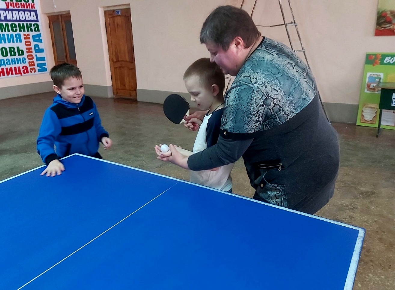 Для иссинских лицеистов провели мастер-класс по настольному теннису