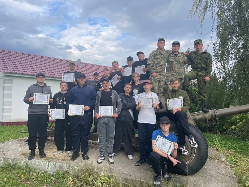 Завершились пятидневные военно-спортивные сборы для десятиклассников!