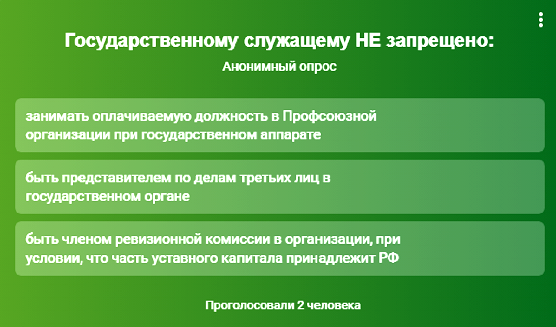 Анонимный опрос