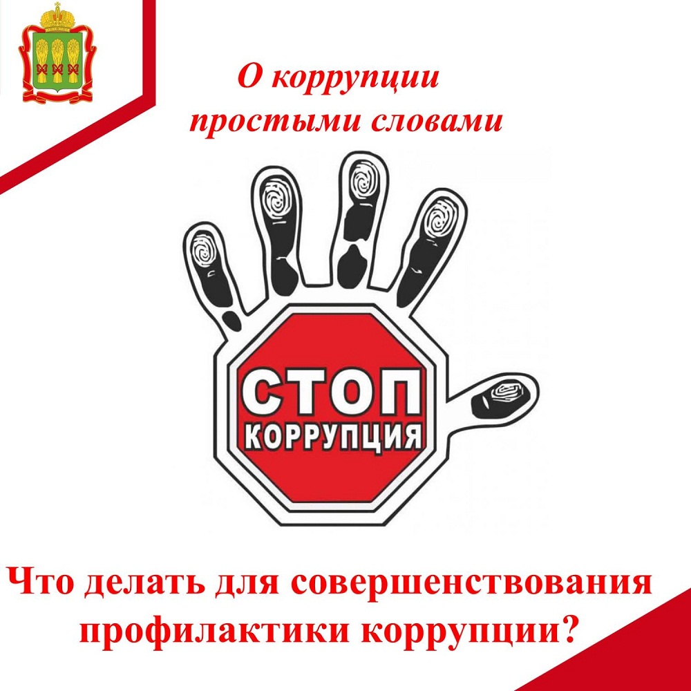 Что делать для совершенствования профилактики коррупции?
