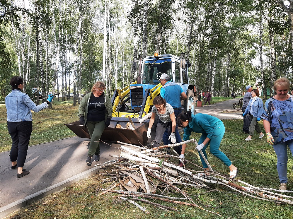 В р.п. Исса проводятся мероприятия по благоустройству