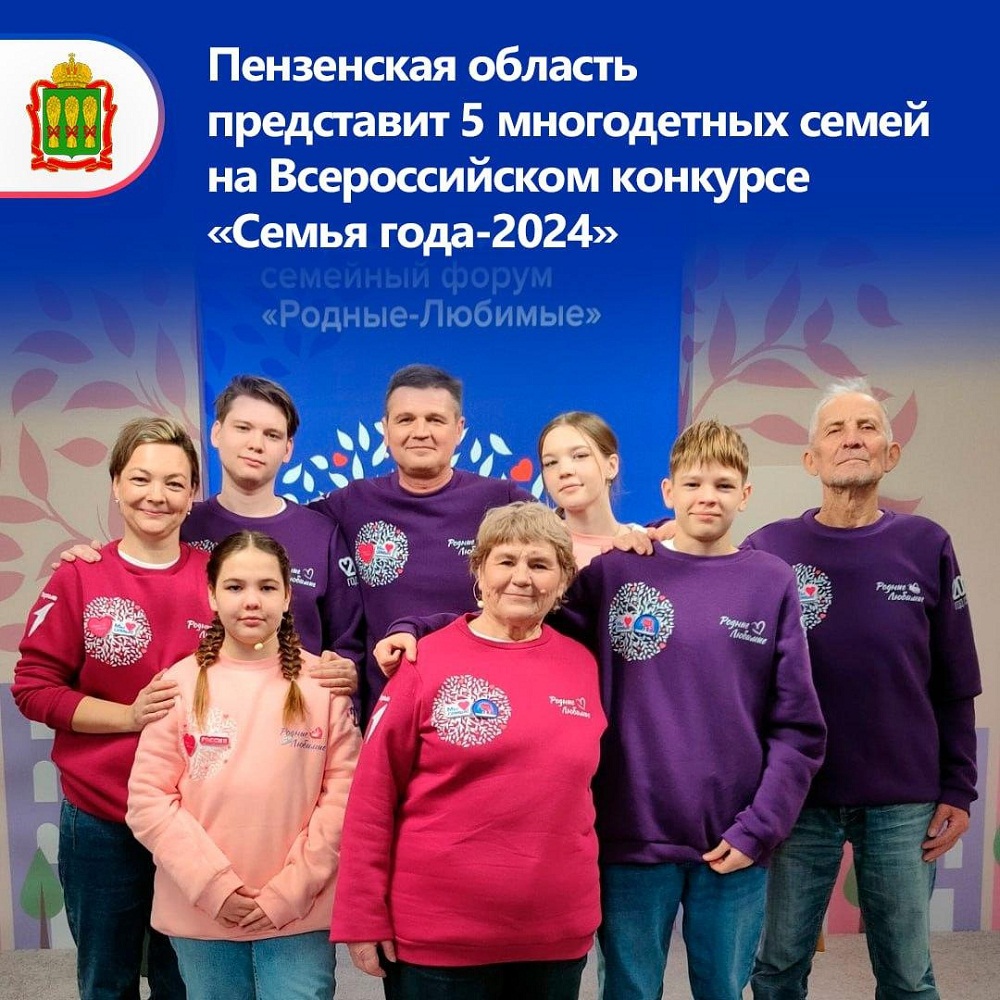 Семьи-победители определяются в пяти номинациях: «Многодетная семья», «Молодая семья», «Сельская семья», «Золотая семья России», «Семья – хранитель традиций»