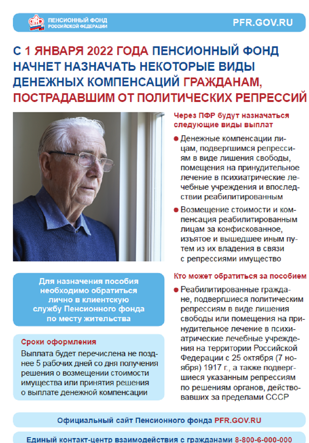 Пенсионный фонд информирует