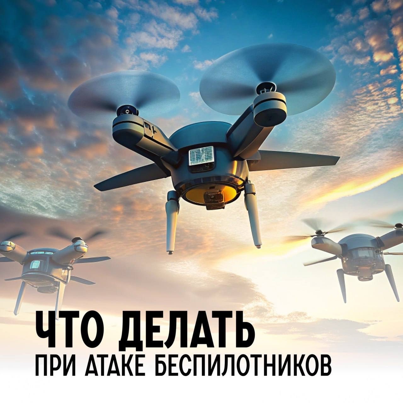 Как вести себя при атаке БПЛА?