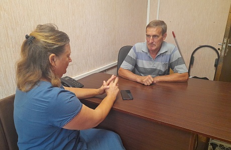 Депутат Собрания представителей Иссинского района Пензенской области Владимир Антонов провел прием граждан 