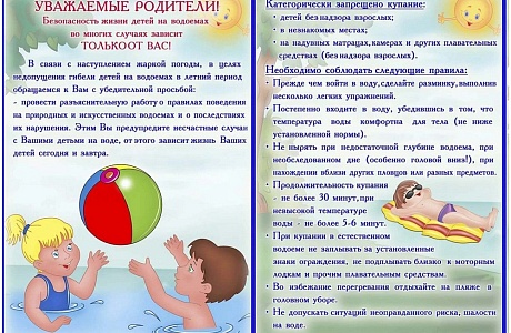 Уважаемые родители! Безопасность жизни детей на водоемах во многих случаях зависит только от Вас! Уважаемые родители! Безопасность жизни детей на водоемах во многих случаях зависит только от Вас!