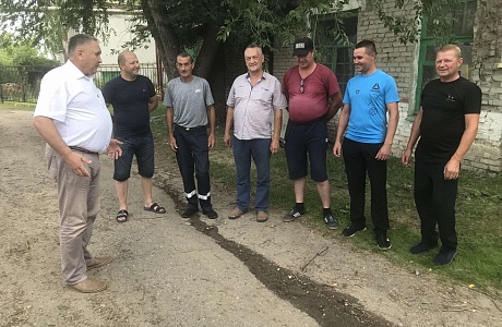 Депутат Собрания представителей Иссинского района Пензенской области Ким Кушаев провел встречу с населением с.Соловцово