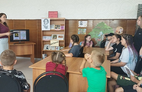 В библиотеке с. Булычево с участниками летнего пришкольного лагеря «Победа» проведена квест-игра «На сказочной поляне Лукоморья» по сказкам Пушкина