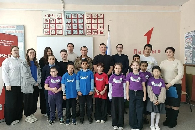 Урок мужества в школе села Уварово