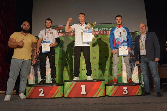 Иссинские армрестлеры отличились на Всероссийских сельских играх