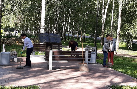 В р.п. Исса проводятся мероприятия по благоустройству