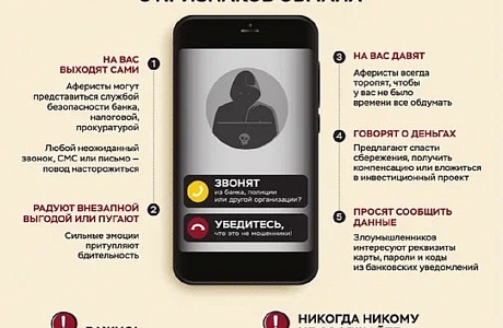 ОСТОРОЖНО: ТЕЛЕФОННЫЕ МОШЕННИКИ!
