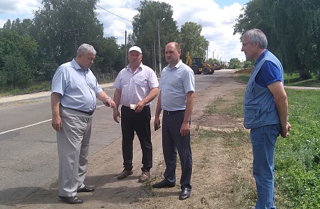 Советник Губернатора Пензенской области Валерий Сиротин посетил Иссинский район
