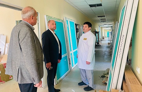 Ремонт в Иссинской участковой больнице продолжается