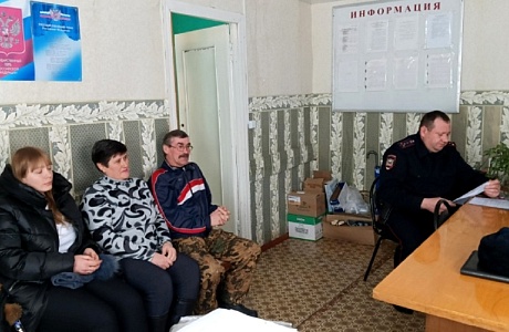 В администрации Знамемнско-Пестровского сельсовета Иссинского района состоялось заседание Совета общественности по профилактике правонарушений