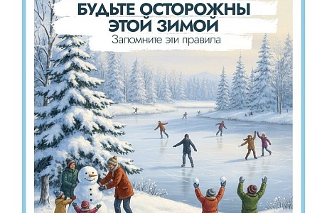 Будьте осторожны этой зимой! Запомните эти правила!