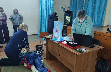 Курс повышения квалификации по программе «Оказание первой помощи пострадавшим» в МБОУ "Лицей р.п. Исса имени Н.Н. Гаврилова"