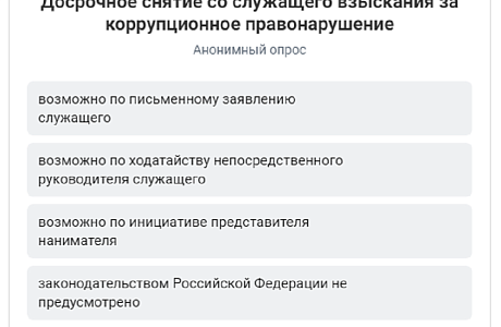 Анонимный опрос