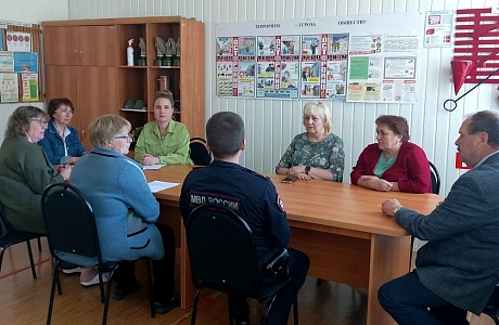 В администрации Булычевского сельсовета Иссинского района Пензенской области состоялось заседание Совета общественности по профилактике правонарушений