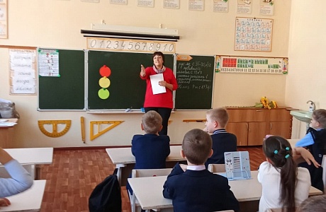 Час безопасности "У светофора нет каникул" в рамках операции Подросток