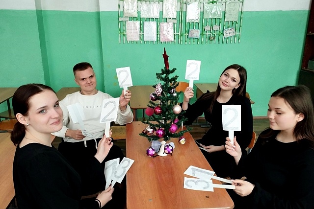 Математическая игра "Снежный расчёт" прошла в школе села Каменный Брод