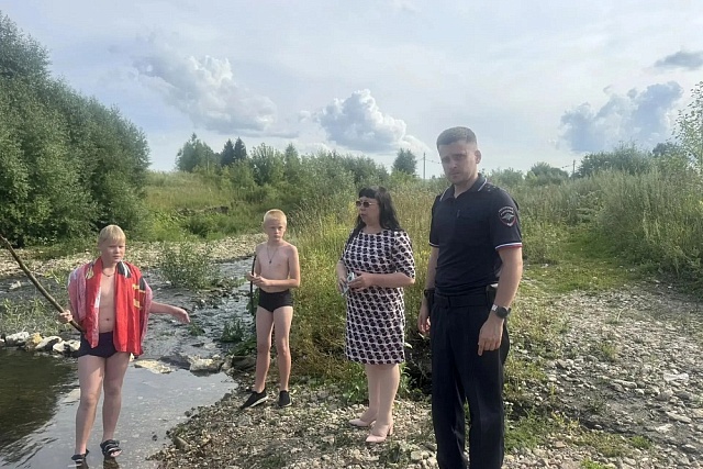 Рейд по водоёмам в р. п. Исса: усилен контроль за безопасностью детей