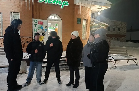 На территории Иссинского района проведены вечерние межведомственные рейдовые мероприятия по местам нахождения подростков