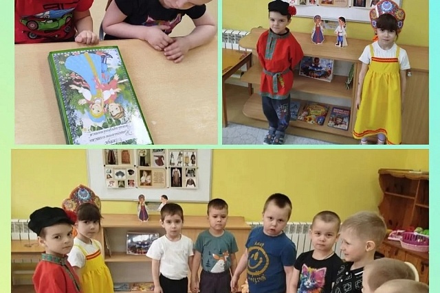 Путешествие в прошлое в детском саду рабочего поселка Исса