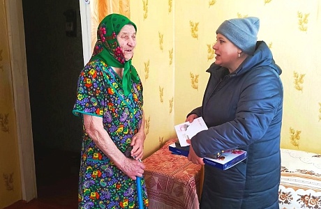 Жительницу Иссы поздравили с 95-летием Жительницу Иссы поздравили с 95-летием