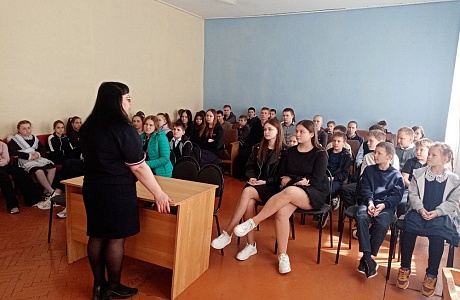 Встреча с инспектором отдела по делам несовершеннолетних в преддверии летних каникул