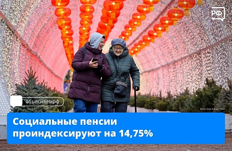  С 1 апреля социальные пенсии проиндексируют на 14,75%, рассказал глава Минтруда России