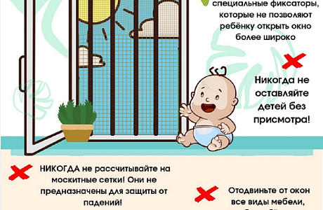 Как уберечь ребенка от падения из окна: дети не умеют летать! Как уберечь ребенка от падения из окна: дети не умеют летать!