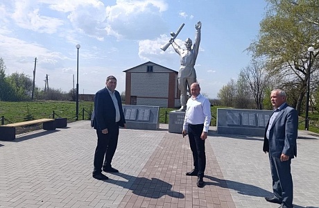 Инспекционная поездка по объектам благоустройства к 9 Мая в р. п. Исса и Иссинском районе