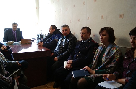В Иссинском районе состоялось совместное заседание  межведомственной паводковой комиссии и  комиссии по предупреждению и ликвидации чрезвычайных ситуаций и обеспечению пожарной безопасности 